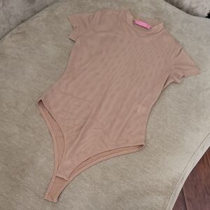 Nude Mesh Bodysuit Minaa Monroe